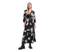 Desigual Damen Vest_Kendall Dress, Schwarz, M EU