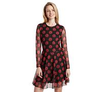 Desigual Damen Vest_kristal Casual Dress, Schwarz, XS EU