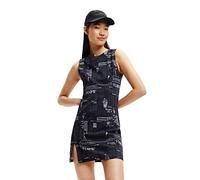 Desigual Damen Vest_lea, 2000 Black Casual Dress, Schwarz, M EU