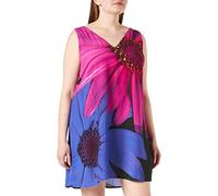 Desigual Damen Vest_lolo Lässiges Kleid, Blau, M EU