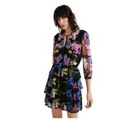 Desigual Damen Vest_lyon Lässiges Kleid, Schwarz, L EU