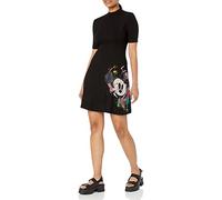 Desigual Damen Vest_mickey Morro Dress, Schwarz, M EU