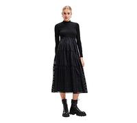 Desigual Damen Vest_Misha Dress, Schwarz, M EU