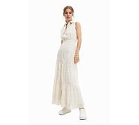 Desigual Women's Vest_Moon 1001 Dress, White, L