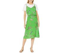 Desigual Damen Vest_Neida Kleid, Grün (Lime Green 4025), (Herstellergröße:44)