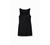 Desigual Damen Vest_newcastle 2000 Dress, Schwarz, XL EU