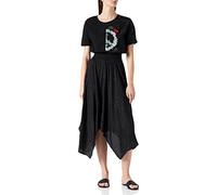 Desigual Damen Vest_Noosa Kleid, Schwarz (Negro 2000), (Herstellergröße: 46)