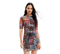 Desigual Damen Vest_Roma, 9019 Tutti Fruti, Casual Dress, Material Finishes, XL EU