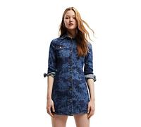 Desigual Damen Vest_Tina, 5008 Denim Dark Blue, Casual Dress, Blau, M EU