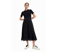 Desigual Damen Vest_victoria 2000 Dress, Schwarz, L EU