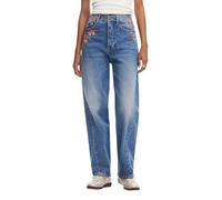 Desigual Damen Woman Denim Long Trouser Jeans, Blau, 34 EU