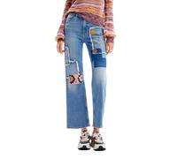 Desigual Damen Woman Denim Long Trouser Jeans, Blau, 40 EU