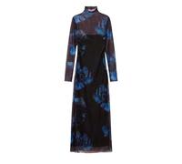Desigual Damen Woman Knit Long Sleeve Dress, Blau, L EU