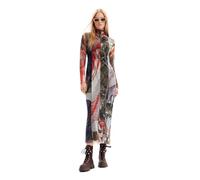Desigual Damen Woman Knit Long Sleeve Dress, Material Finishes, S EU