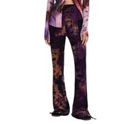 Desigual Damen Woman Knit Long Trousers Pants, Blau, L EU