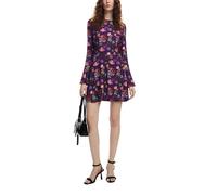 Desigual Damen Woman Woven Long Sleeve Dress, Rot, XL EU