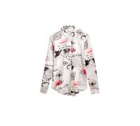 Desigual Women's Woman Woven Shirt Long Sleeve Blouse, White, Large