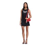 Desigual Damen Woman Woven Sleeveless Dress, Schwarz, L EU