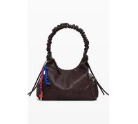 Desigual Montville Half Logo Shoulder Bag Chocolate