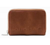 Desigual - Desigual Mone Half Logo Damenbörse mit RV braun Braun