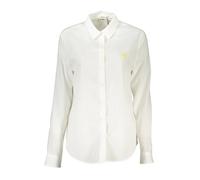 Desigual Eleganz-Hemd: Weiß, italienischer Kragen, Kontrastd - Größe: S