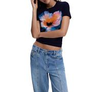 Desigual Estocolmo T-Shirt, Blau, S Damen