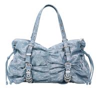 Desigual Schultertasche Gathered Denim Shoulder Bag Space Blue hellblau