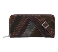 Desigual Geldbörse Mone Fibonacci Fiona Long Wallet Dark Caramel braun