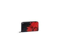 Desigual Geldbörse Mone Flowerina Fiona Long Wallet Black schwarz