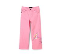 Desigual Girl's Denim_PINK Panther Jeans, Red, 11/12