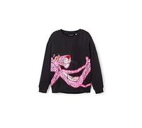 Desigual Girl's Negro 2006 Dark Grey Sweater, Black, M