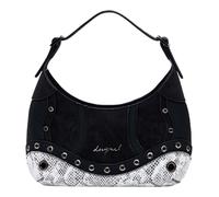 Desigual Haiti Snake Patch Hand Bag Black
