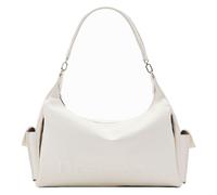 Desigual Half Logo 24 Brasilia Shoulder Bag Creme White