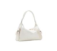 Desigual Half Logo 24 Brasilia Shoulder Bag Creme White