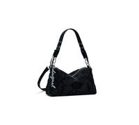 Desigual Damen Umhängetasche Bergamo Floral Shoulder Bag – schwarz