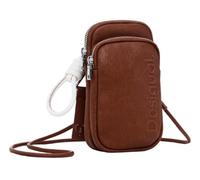 Desigual Handytasche Half Logo Phone Bag Leather West hellbraun
