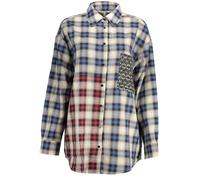 Desigual Italienisches Hemd mit Logo und Tasche - Größe: S