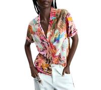 Desigual Kurzarmhemd aus der Damen-Kollektion, Rosa, Größe L