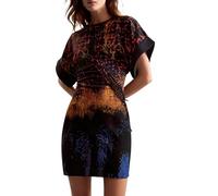 Desigual Kurzarmkleid aus der Damen-Kollektion, Grautöne, M