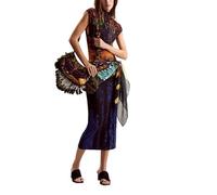 Desigual Kurzarmkleid aus der Damen-Kollektion, Grautöne, M