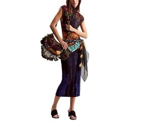 Desigual Kurzarmkleid aus der Damen-Kollektion, Grautöne, M