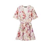 Desigual Kurzes Damenkleid mit Blumenmuster, Materialausführung:, Klein