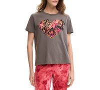 Desigual Langarm-T-Shirt aus der Kollektion Damen, Grau, Größe M