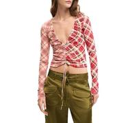 Desigual Langarm-T-Shirt aus der Kollektion Damen, Rosa, Größe M