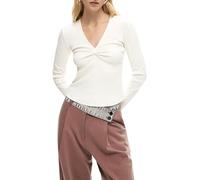 Desigual Langarm-T-Shirt aus der Kollektion Damen, Weiß, Größe S