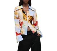 Desigual Langarmhemd aus der Damen-Kollektion, Gelb, Größe S