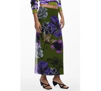 Desigual Langer Grüner Damenrock - Größe: M