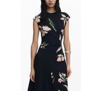 Desigual Langes Schwarzes Damenkleid - Größe: XS