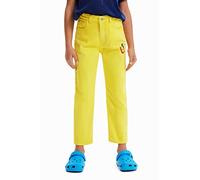 Desigual Mädchen Denim_maria Jeans, Gelb, 6 Jahre EU