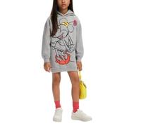 Desigual Mädchen Girl Knit Long Sleeve Dress, Schwarz, 12 Jahre EU